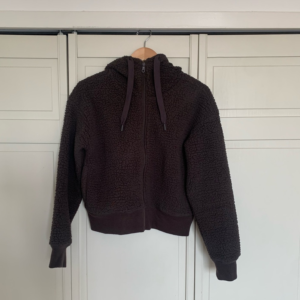 Arie Offline | Women’s Sherpa Hoodie | Pastel dark purple